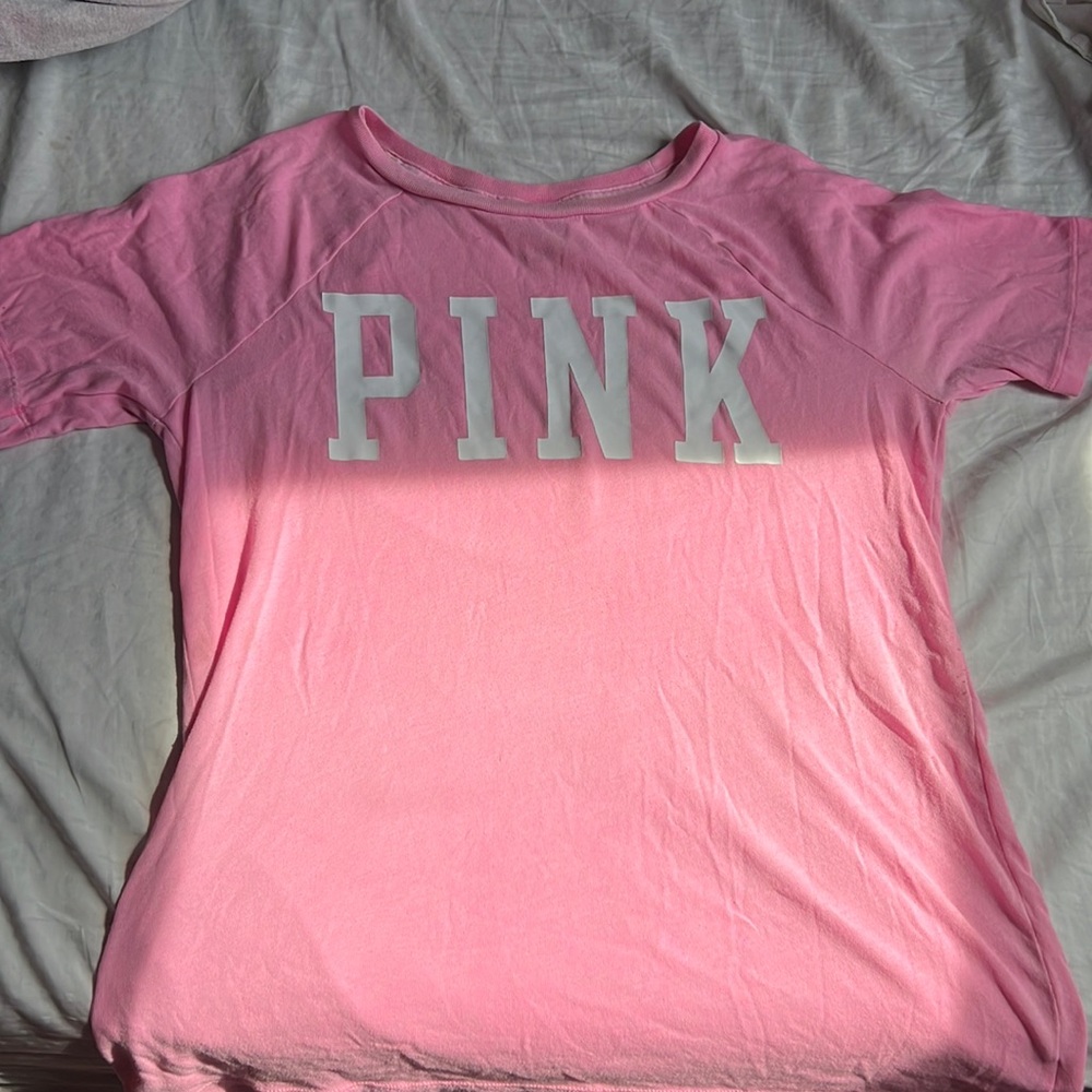 pink Victoria’s Secret PINK brand long T-shirt